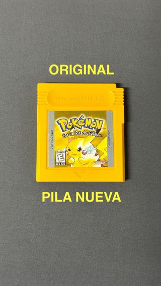 Pokemon Amarillo USA Version ORIGINAL GameBoy