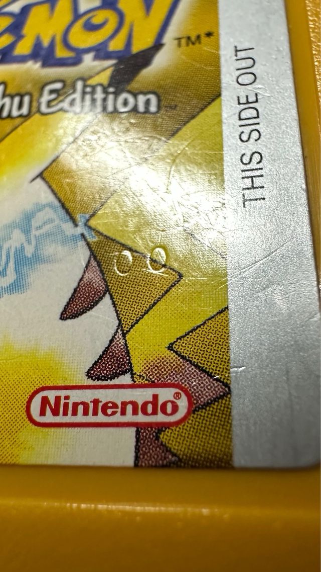 Pokemon Amarillo USA Version ORIGINAL GameBoy