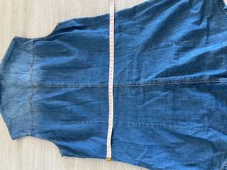 Camisa vaquera sin mangas