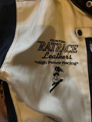 Chaqueta de moto Custom Ratrace Leathers L 