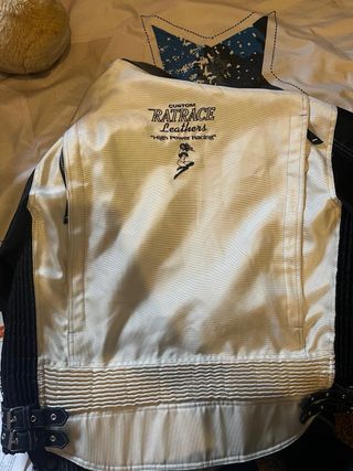 Chaqueta de moto Custom Ratrace Leathers L 