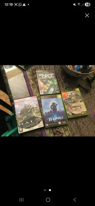 Xbox Clásica con 4 Juegos