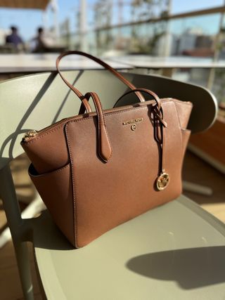 Bolso Michael Kors Tote Marilyn Mediano Marrón