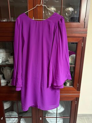 Vestido morado talla 42