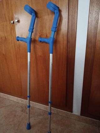 Muletas Axilares de aluminio 