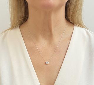 Colgante Tynel Oro 18k Topacio y Brillantes