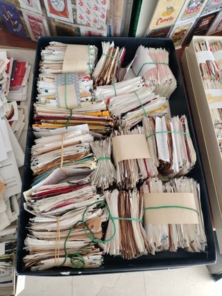 Collezione di bustine di zucchero