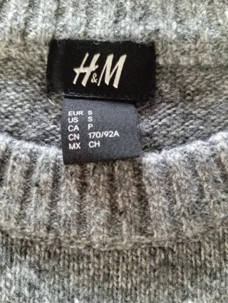 Jersey H&M Gris Talla S