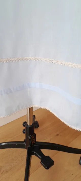 Vestido camison vintage de algodon azul años 40