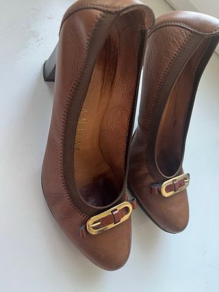 Zapatos Hispanistas Marrones Talla 38