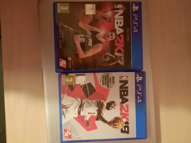 Lote NBA 2K17 y NBA 2K18 PS4