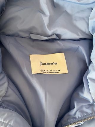 Chaqueta plumífero azul