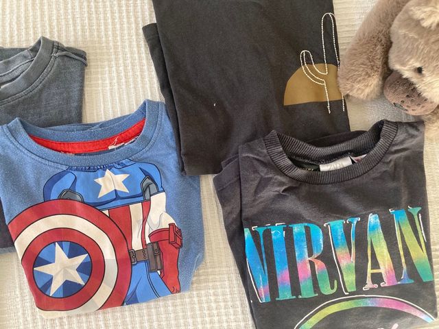 Lote Set 3 Camisetas Zara 2-3 años