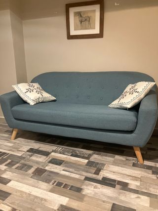 Sofá Sklum Azul en perfecto estado.