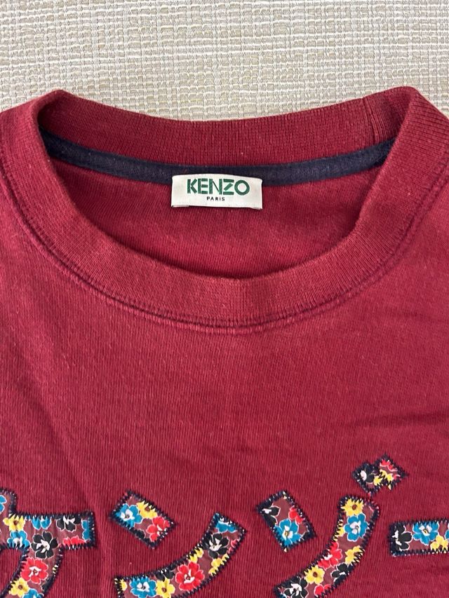 Jersey Kenzo letras japonesas