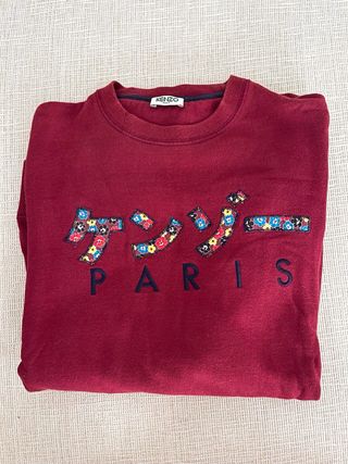 Jersey Kenzo letras japonesas