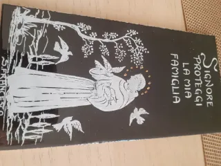 Quadretto San Francesco con uccelli