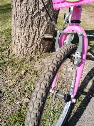 Bicicleta infantil rosa 6-9 años