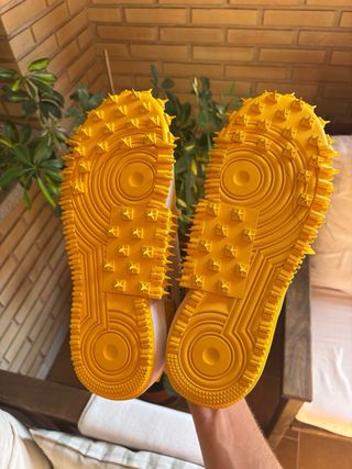 Nike x Off White Air Force 1 Mid Amarillo Talla 43