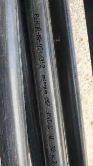 Tubo PVC rígido para agua