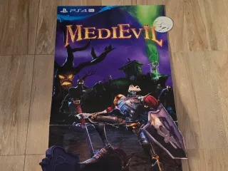 Cartel juego Medievil PS4