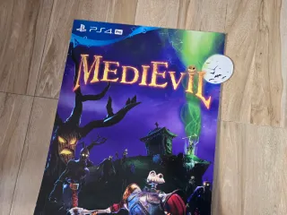 Cartel juego Medievil PS4
