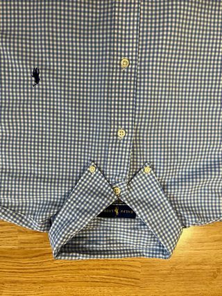 Camisa Polo Ralph Lauren cuadros azul
