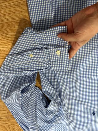 Camisa Polo Ralph Lauren cuadros azul