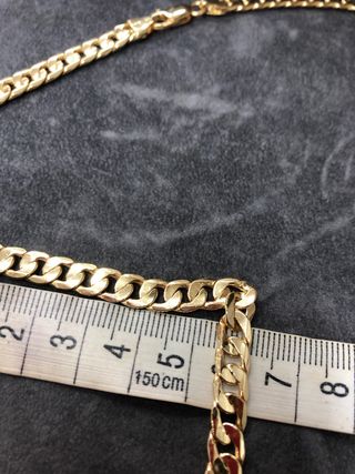 Cadena Barbada 18k Oro