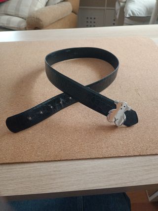 Cinturón Tous Piel Oso plata Talla 75