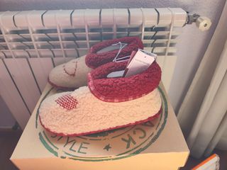 Zapatillas Snoopy Corazón y Perro
