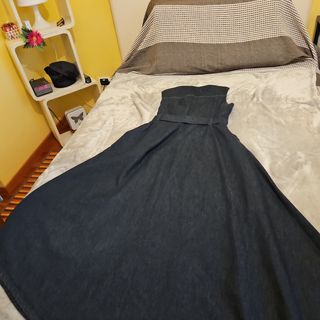 Vestito lungo blu