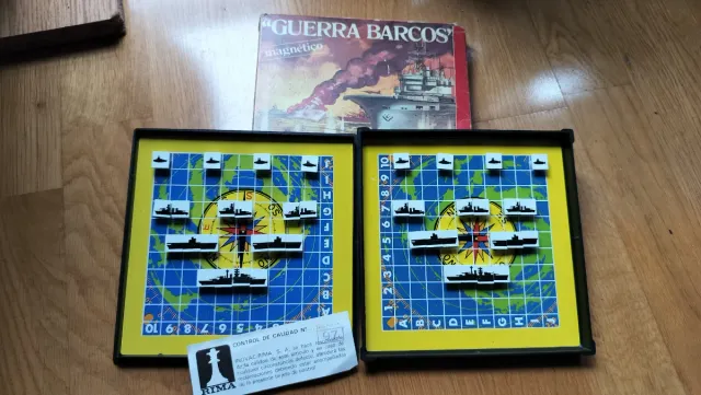 Guerra de Barcos Magnético Rima. Original años 80