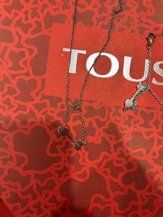 Colgante y pulsera Tous plata
