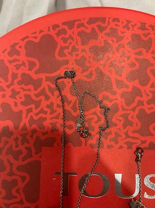 Colgante y pulsera Tous plata