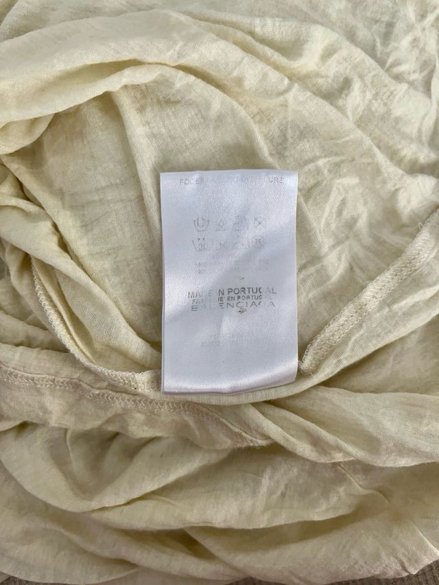 Camiseta Balenciaga Oversize Beige Talla Única