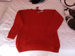 Jersey rojo mujer talla 42