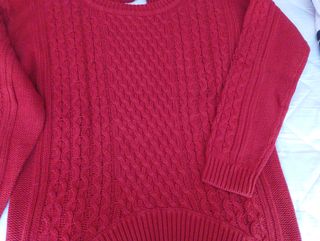 Jersey rojo mujer talla 42