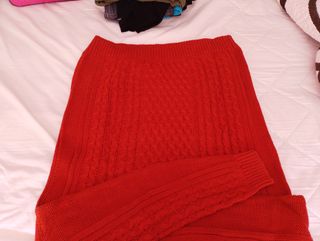 Jersey rojo mujer talla 42