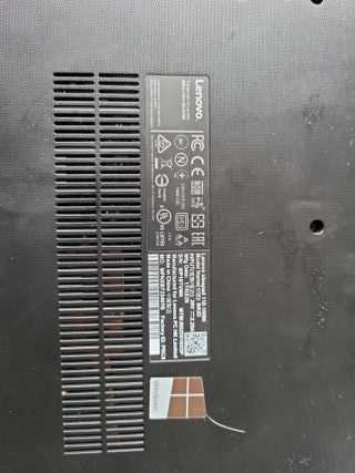 Portátil Lenovo Negro