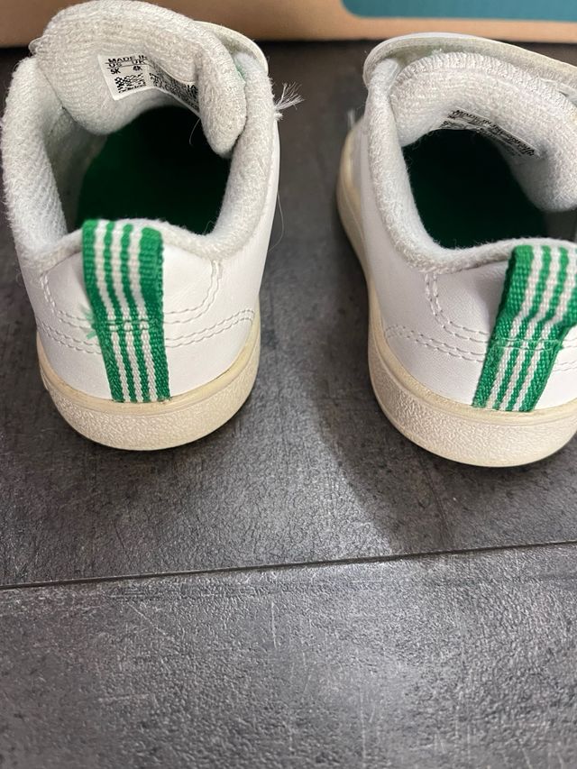 Adidas Scarpine Bianche Velcro Bambino