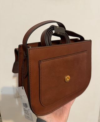 Borsa The Bridge marrone in pelle