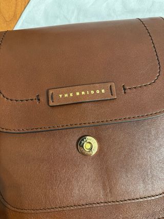 Borsa The Bridge marrone in pelle
