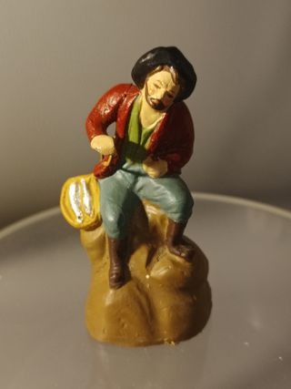 Lote Figuras Belén Antiguas Serrano Ortiga