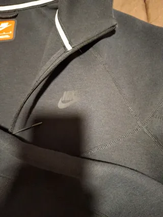 Sudadera/chaqueta doble cierre Nike Negra Nueva