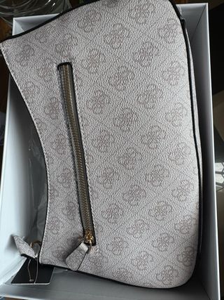 bolso gues biege estampado
