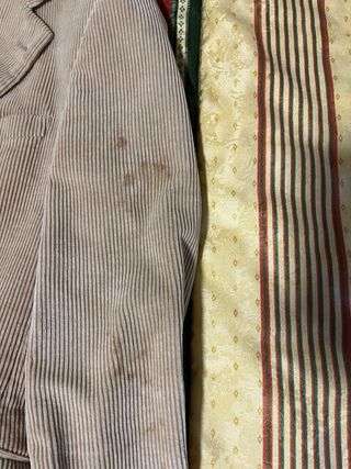 Americana de pana beige