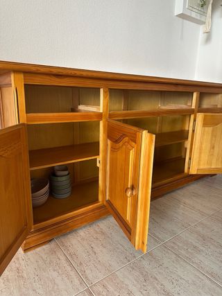Aparador de madera gran capacidad
