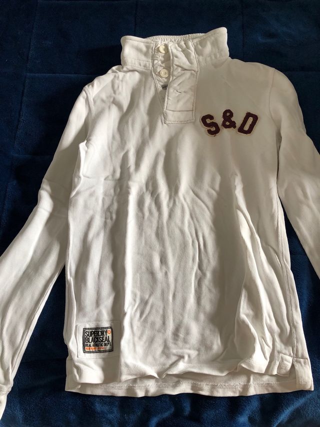 Sudadera Superdry Blanca Talla M