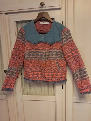 Chaqueta denim de colores